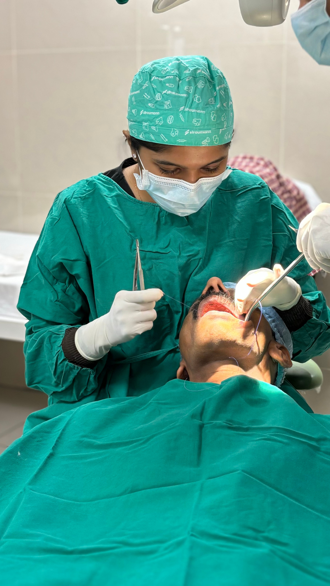 Professional dental team